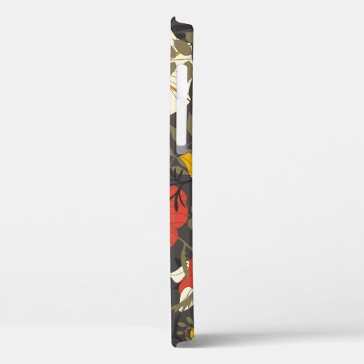 ～葉の暗い背景に描かれた漫画のと花 Case-Mate iPhoneケース (裏面 / 左)