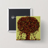 葉の木Pin 缶バッジ (正面&裏面)