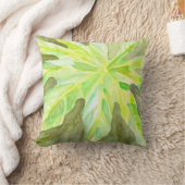 葉の枕 クッション (ブランケット)