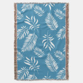 葉の模様13 スローブランケット (正面縦)