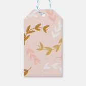 葉の模様4 ギフトタグ (正面)