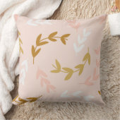 葉の模様4 クッション (ブランケット)