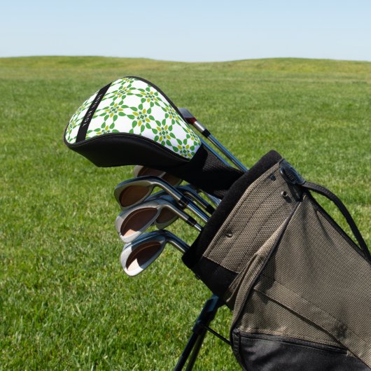 葉の模様、緑葉の、名前 ゴルフヘッドカバー (インサイチュ)