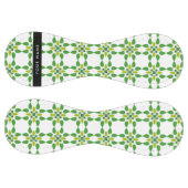 葉の模様、緑葉の、名前 ソフトボール (パネル)