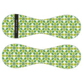 葉の模様、緑葉の、名前 ソフトボール (パネル)