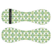 葉の模様、緑葉の、名前 ソフトボール (パネル)