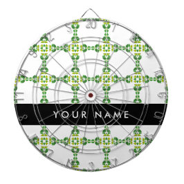 葉の模様、緑葉の、名前 ダーツボード