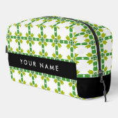 葉の模様、緑葉の、名前 ドップキット (右コーナー)