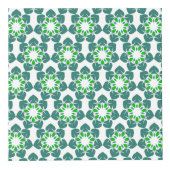 葉の模様、緑葉の、名前 フォトキューブ (右)