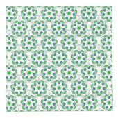 葉の模様、緑葉の、名前 フォトキューブ (右)