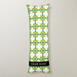 葉の模様、緑葉の、名前 ボディピロー