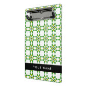 葉の模様、緑葉の、名前 ミニクリップボード (アングル2)