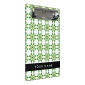 葉の模様、緑葉の、名前 ミニクリップボード (アングル)