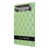 葉の模様、緑葉の、名前 ミニクリップボード (アングル2)