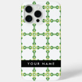 葉の模様、緑葉の、名前 Case-Mate iPhoneケース (裏面)