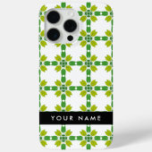 葉の模様、緑葉の、名前 Case-Mate iPhoneケース (裏面)