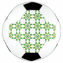 葉の模様、葉っぱの柄、緑の葉 サッカーボール