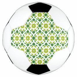 葉の模様、葉っぱの模様、緑の葉 サッカーボール
