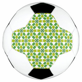 葉の模様、葉っぱの模様、緑の葉 サッカーボール