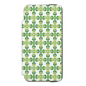 葉の模様、葉模様、緑の葉 INCIPIO iPhoneウォレットケース (フォリオ 正面)