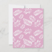 葉の模様 15 ノートカード (裏面)