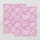 葉の模様 15 ノートカード (正面/裏面)