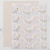 葉の渦巻き模様： (正面/裏面)