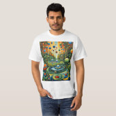 葉の球体1 Tシャツ (正面フル)