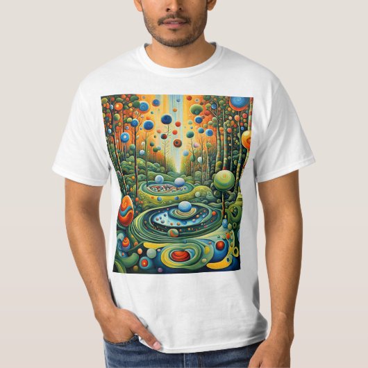 葉の球体1 Tシャツ (正面)