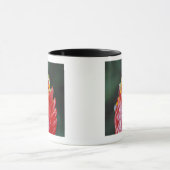 葉の目が赤いアマガエル マグカップ (中央)