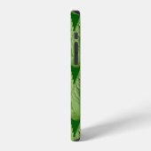 葉の緑色 iPhoneケース (左側面)
