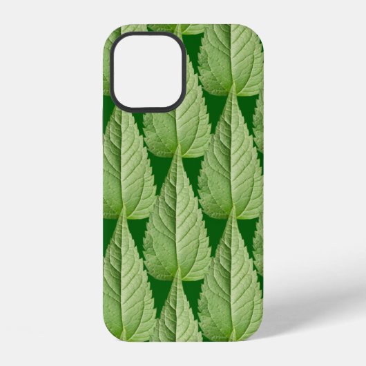 葉の緑色 iPhoneケース (裏面)