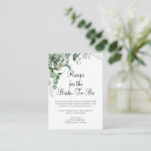 葉の花嫁のレシピ挿入カード エンクロージャーカード (スタンド正面)