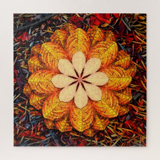 葉の花 ジグソーパズル (縦)