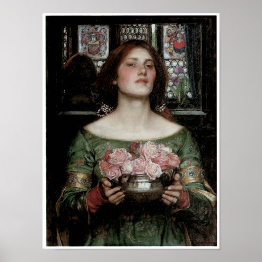 葉の芽を摘み取る ポスター (正面)