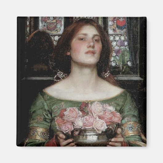 葉の芽を摘み取る マグネット (正面)