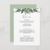 葉の葉の詳細エンクロージャカード エンクロージャーカード (正面/裏面)