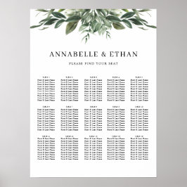 葉の葉座席表 ポスター