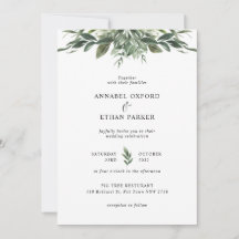 葉の葉結婚式招待状