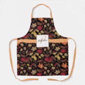 葉の葉（苗字あり） エプロン (正面)