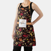 葉の葉（苗字あり） エプロン (インサイチュ)