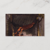 葉の避難所(colouの下のネイティブアメリカン家族 名刺 (裏面)