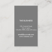 葉の金ゴールドの自然のロゴのヨガの黙想のエコのマッサージ 名刺 (裏面)