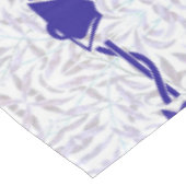 葉の鐘およびザクロのモチーフ テーブルクロス (アングル)