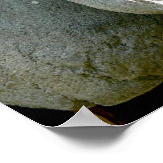 葉の間のガネーシャ ポスター (角)