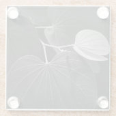 葉の静脈 ガラスコースター (裏面)