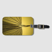 葉の骨組 ラゲッジタグ (正面横)