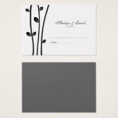 葉の黒い枝結婚の護衛 (正面&裏面)