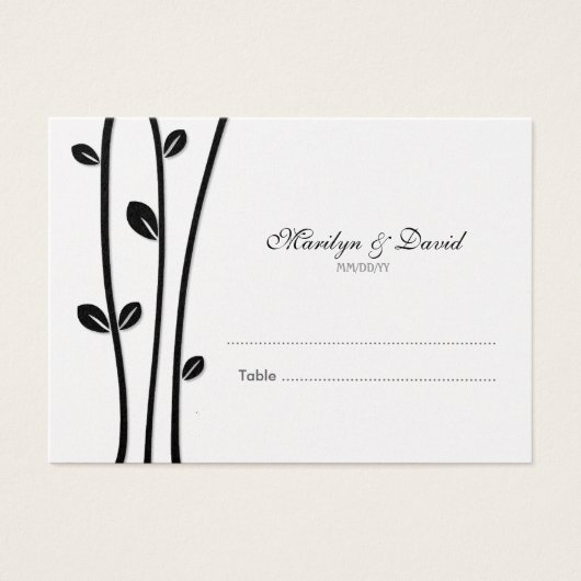 葉の黒い枝結婚の護衛 (正面)