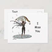 葉はがき付きボーイレインフェアリー ポストカード (正面/裏面)